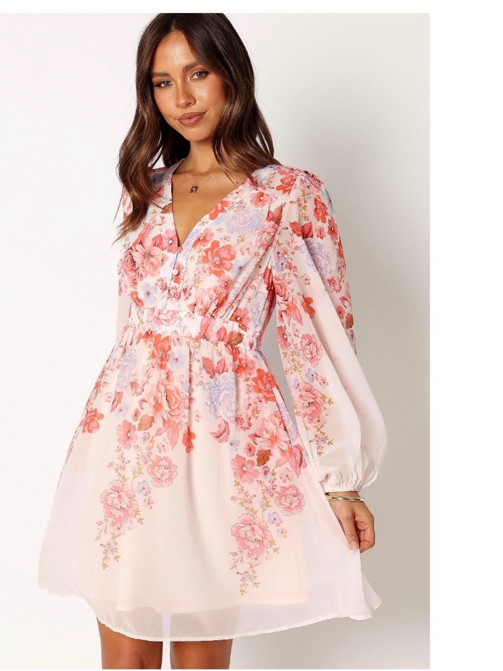 Petal & Pup Hattie Long Sleeve Mini Dress